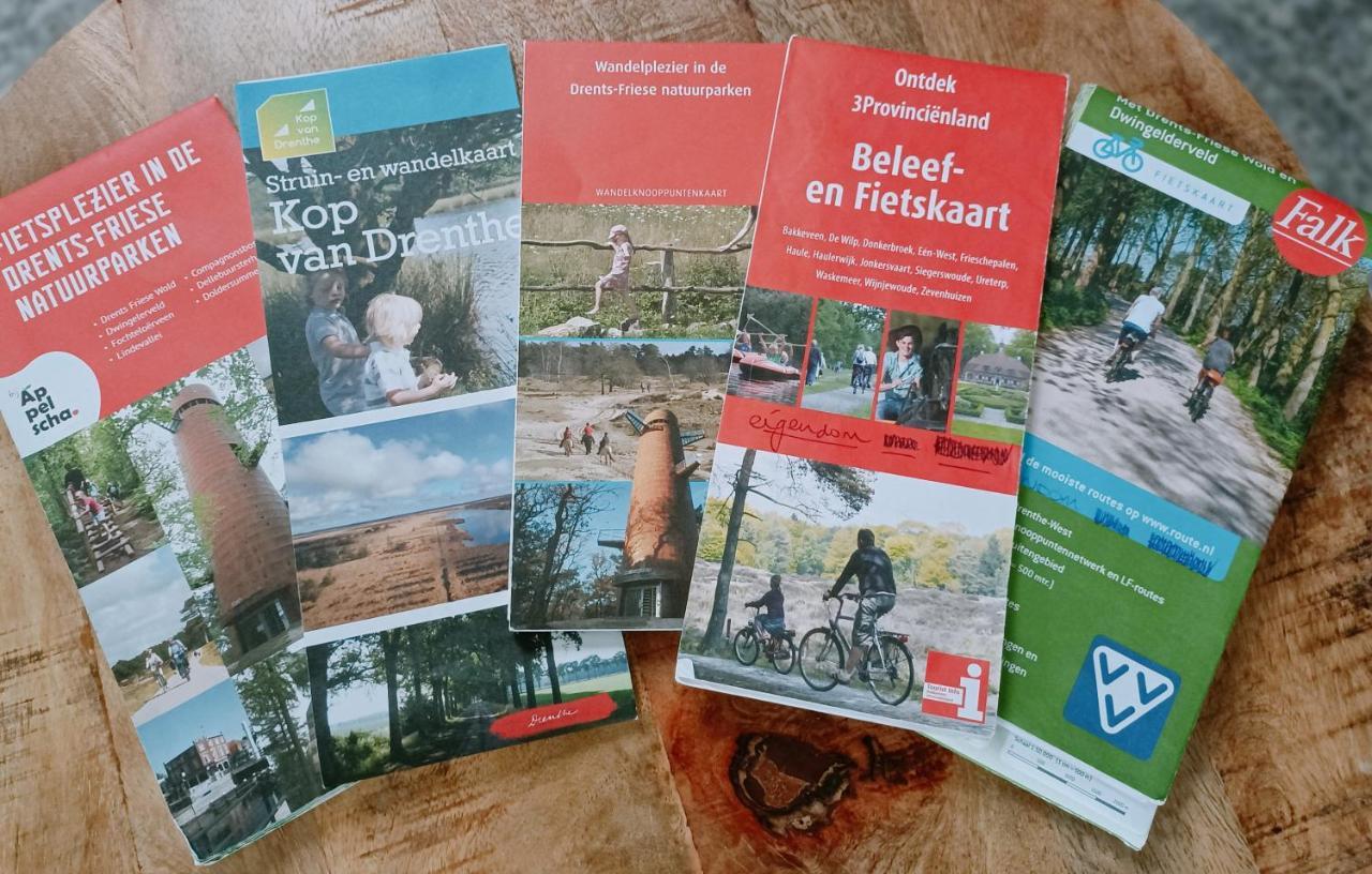 4P Chalet Tolve Met 4 Fietsen Vlakbij Natuurgebieden Drents Friese Wold, Fochteloerveen En Gevangenisdorp Veenhuizen Oosterwolde  Eksteriør bilde