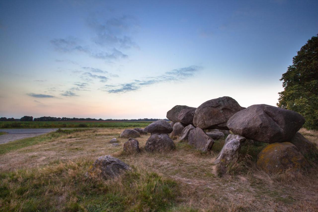 4P Chalet Tolve Met 4 Fietsen Vlakbij Natuurgebieden Drents Friese Wold, Fochteloerveen En Gevangenisdorp Veenhuizen Oosterwolde  Eksteriør bilde